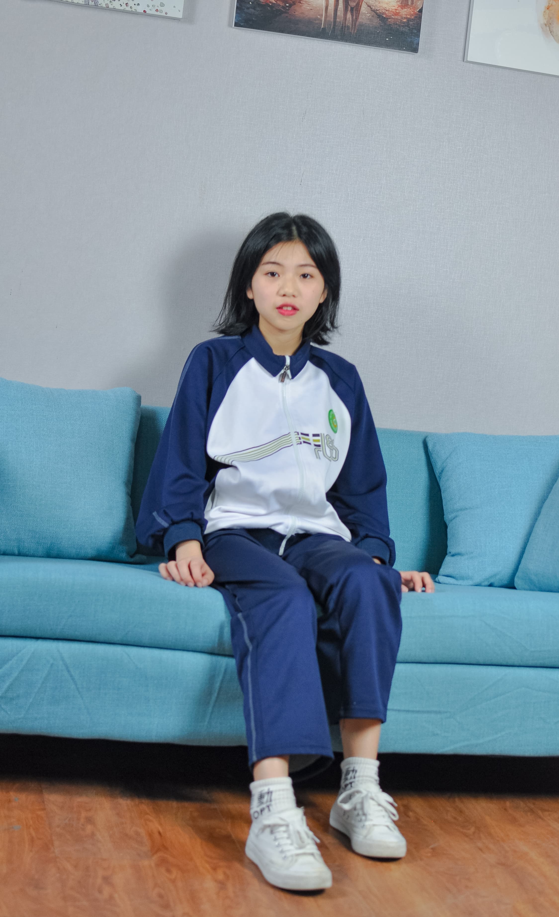 Close-up of barefoot arch and toes in soft light, sheer nylon glinting, subtle sock lines on ankle