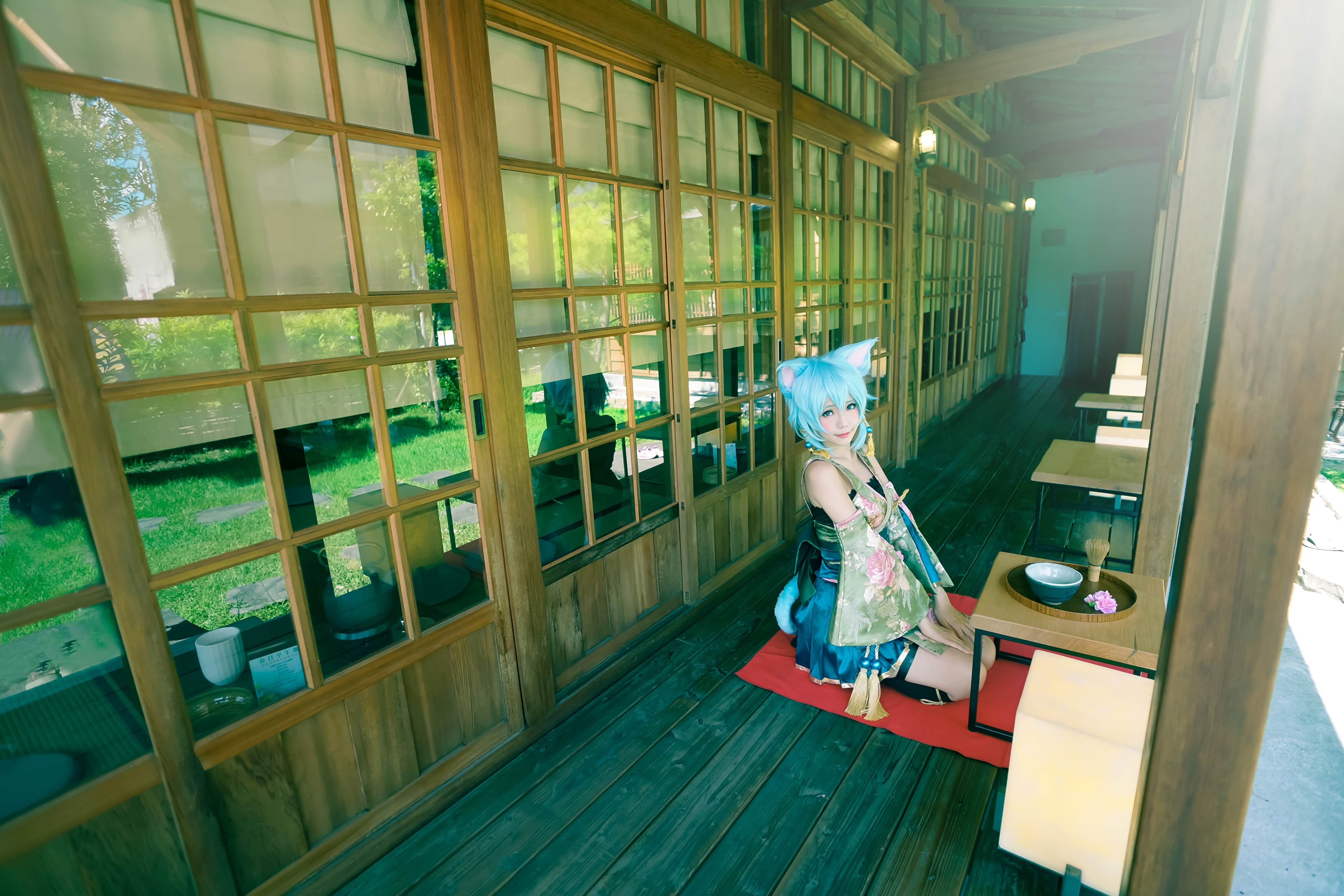 Bare feet in sheer nylon