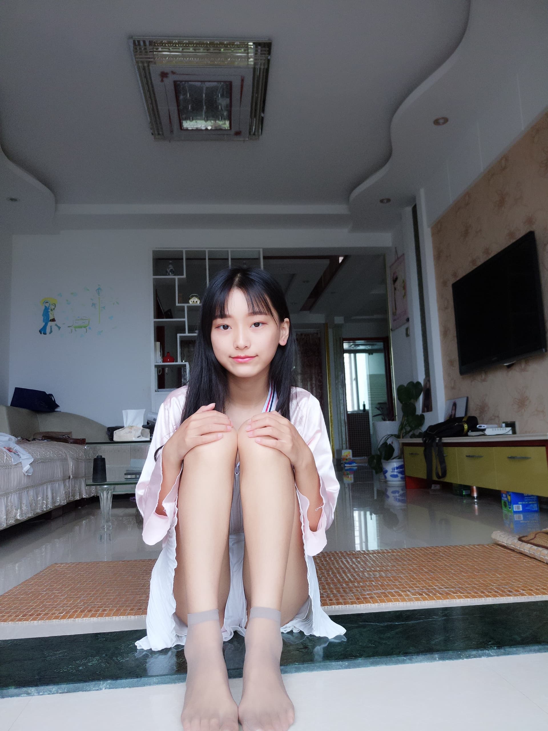 Close-up of nylon band