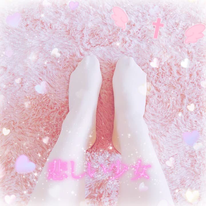 White pantyhose on pretty feet