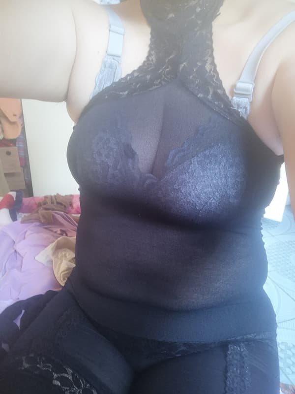 Bodysuit with Lace Trim, Transparent Long Sleeve Bodysuit, Shaping Full-body Lingerie Set for Sexy and Large-size Women