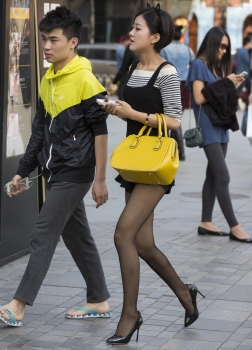 Black Stockings, High Heels, Sexy Cat Girl