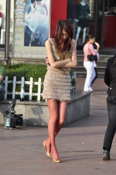 Trendy Red Stockings Beauty