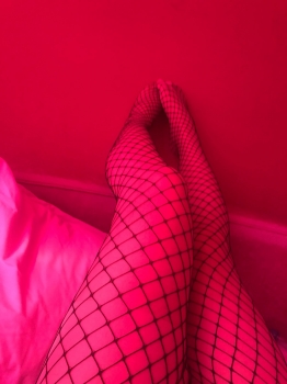 Fishnet stockings, here you go