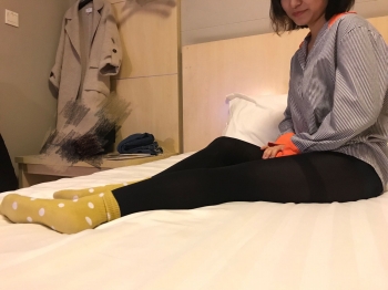 Cotton socks with thick stockings