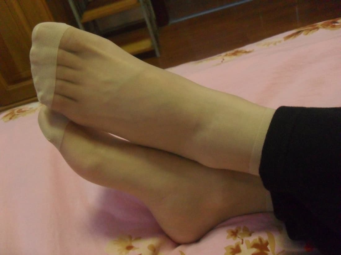 Changed into short silk and ready to go out to work