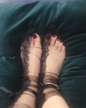 The Charm of Side-Patterned Stockings