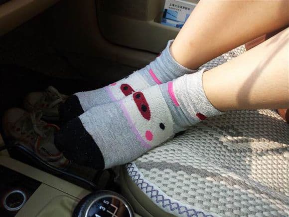 Want to take a bite?Cotton Socks
