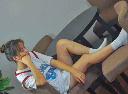 Trendy Canvas Shoes with White cotton socks