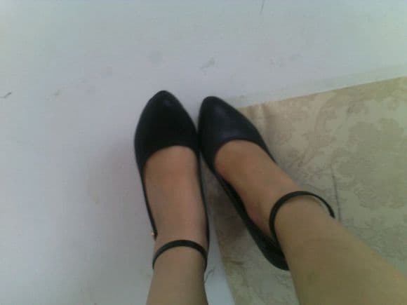 Wife in High Heels, Socks Hidden Inside