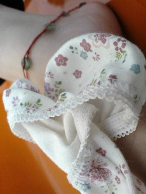 Haha, Sister’s Socks, I Took Them Off