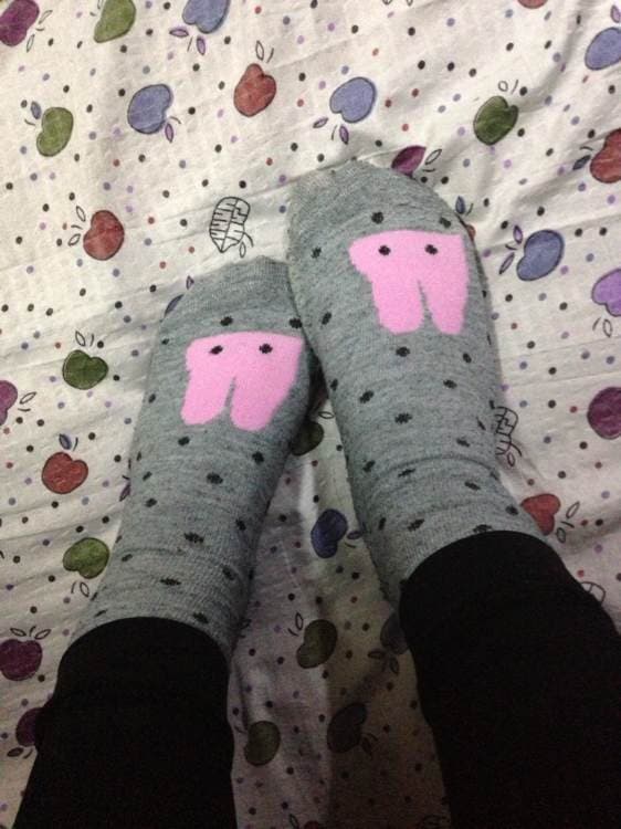 A Worn Cotton Sock from a Young Girl, Not Sure if It's Scented 2