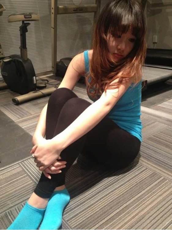 handing over warm socks