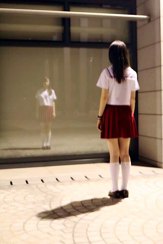 Intimate nylon foot tease