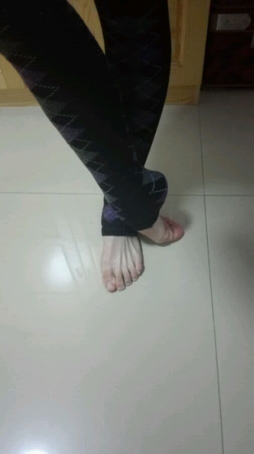 Soft stockinged ankles