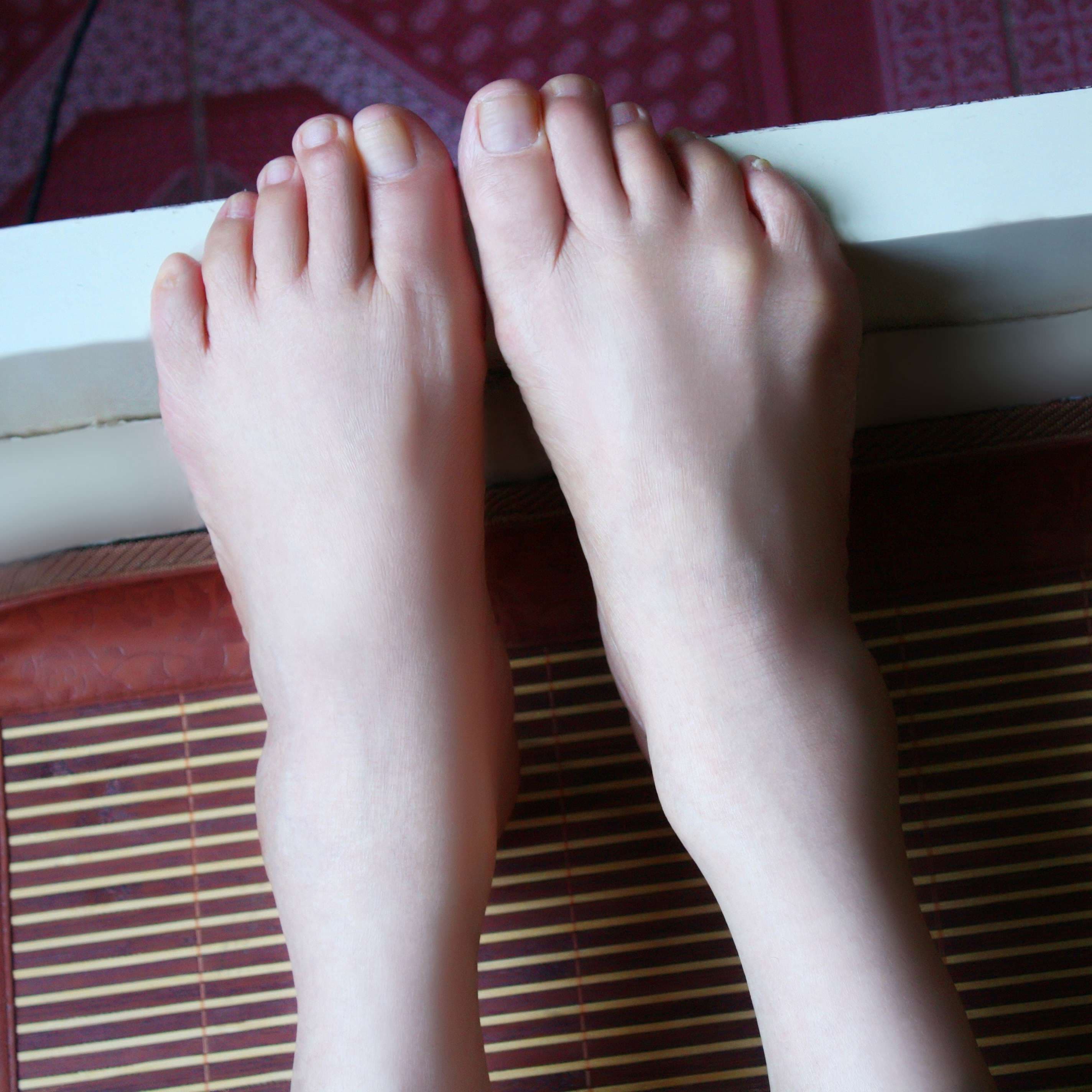 Barefoot beauty foot shooting