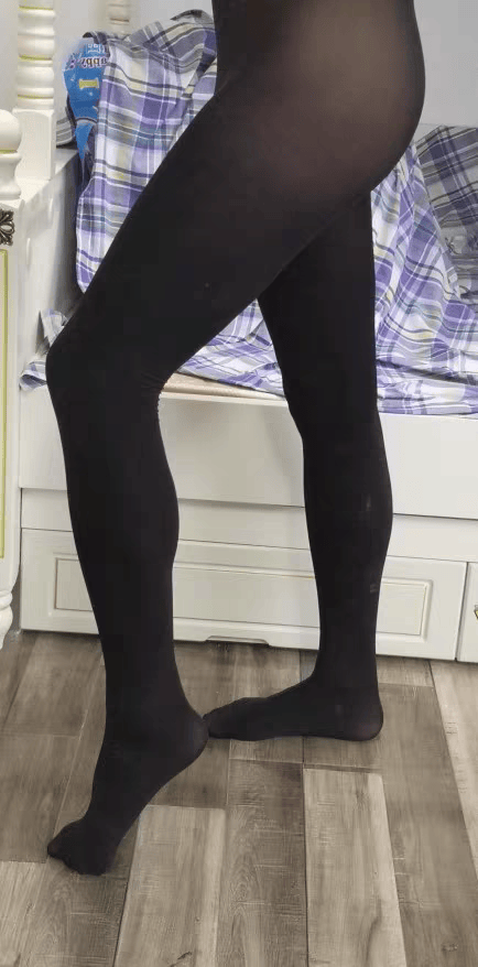 Delicate nylon on feet