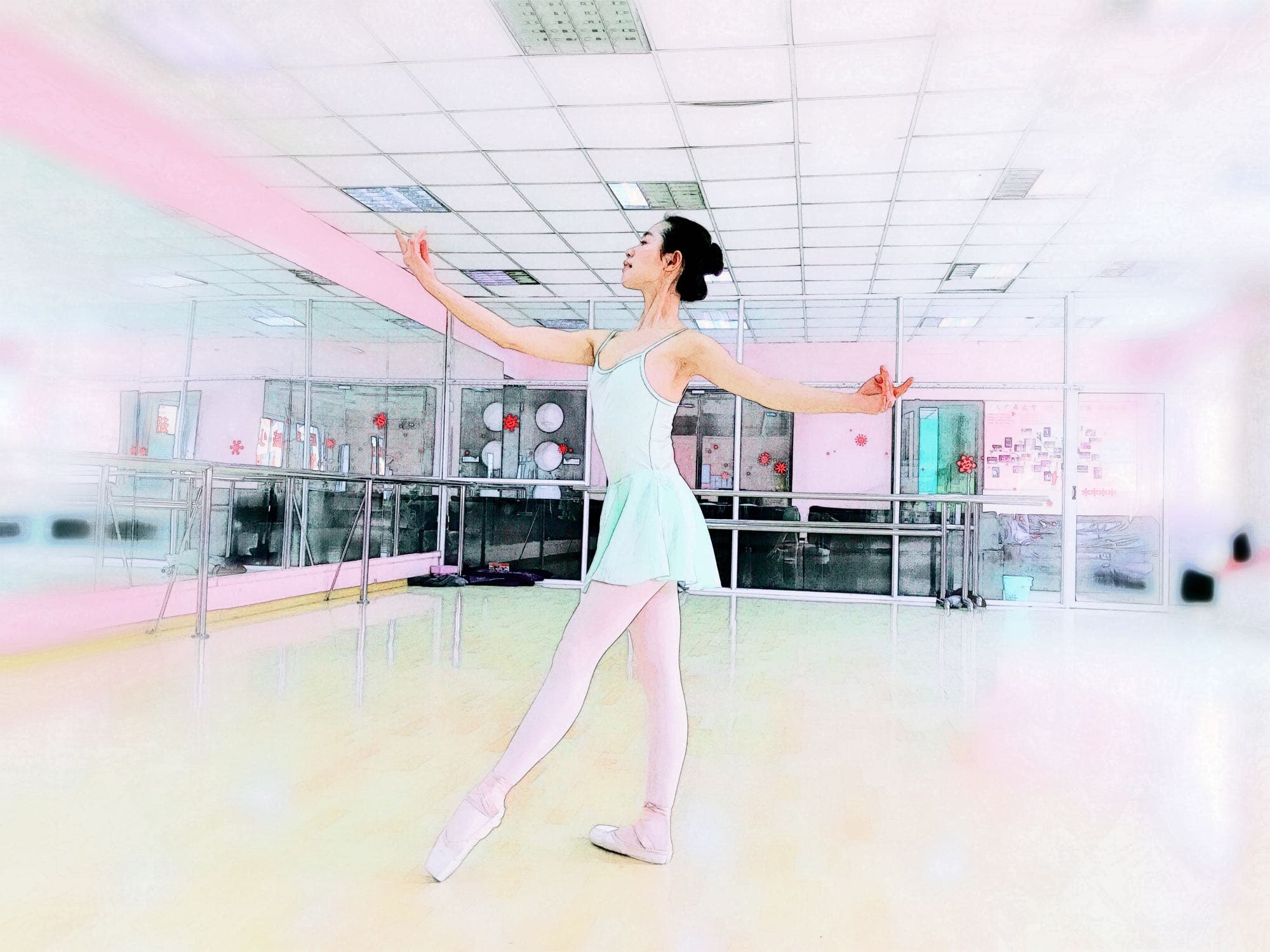 Worn cotton sock cover hugging the foot, showing soft pilling, stretched toes, and a snug cuff around the ankle.