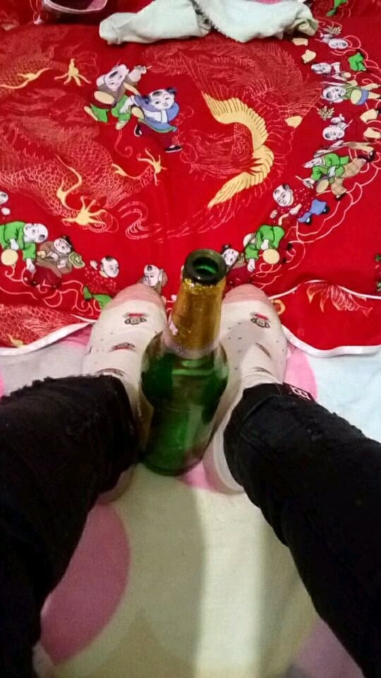 cotton socks close-up