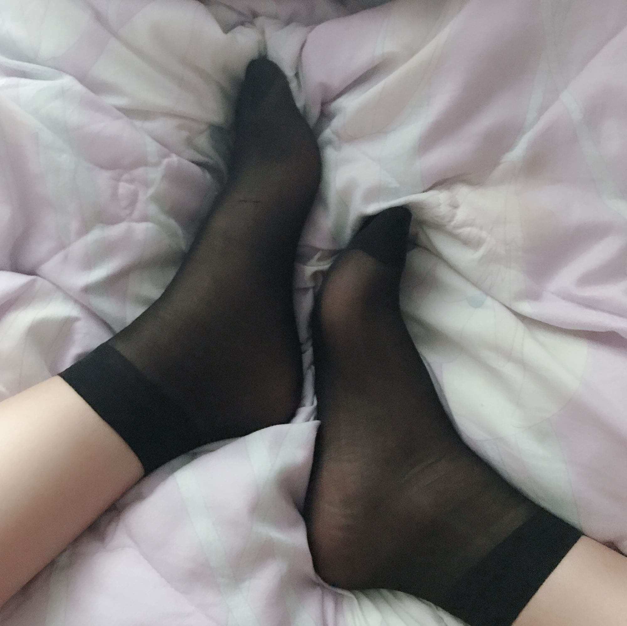 cozy cotton sock showing heel