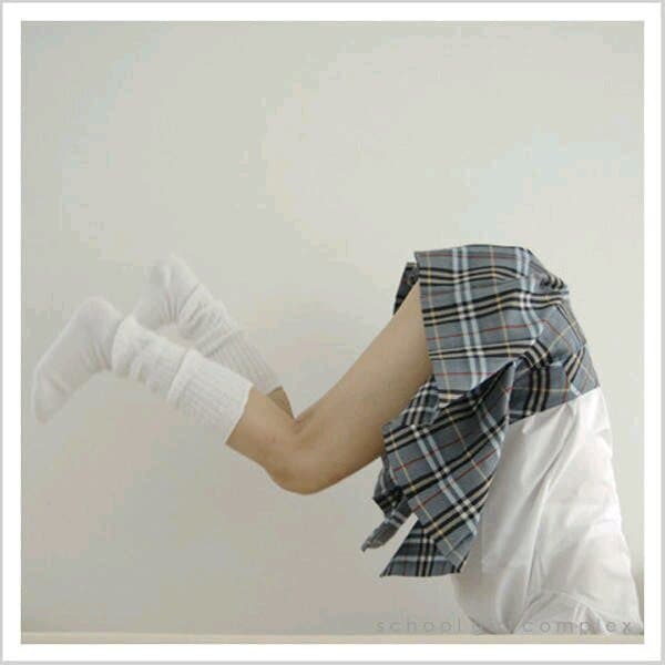 Japanese woman in sheer stockings