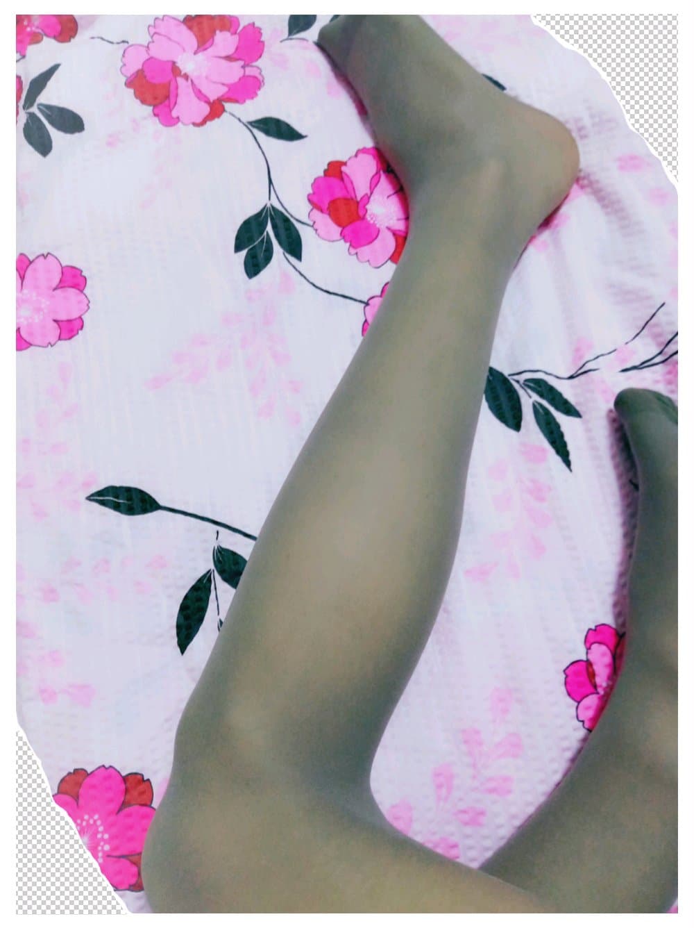 bare ankle slipping from sock