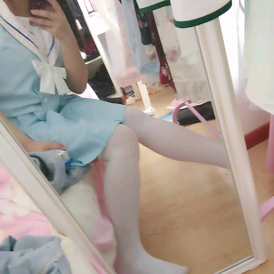 playful toes and stockings