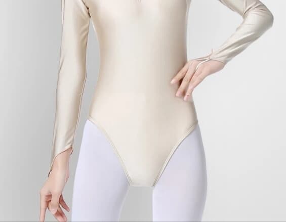 Ballet socks hugging the ankles