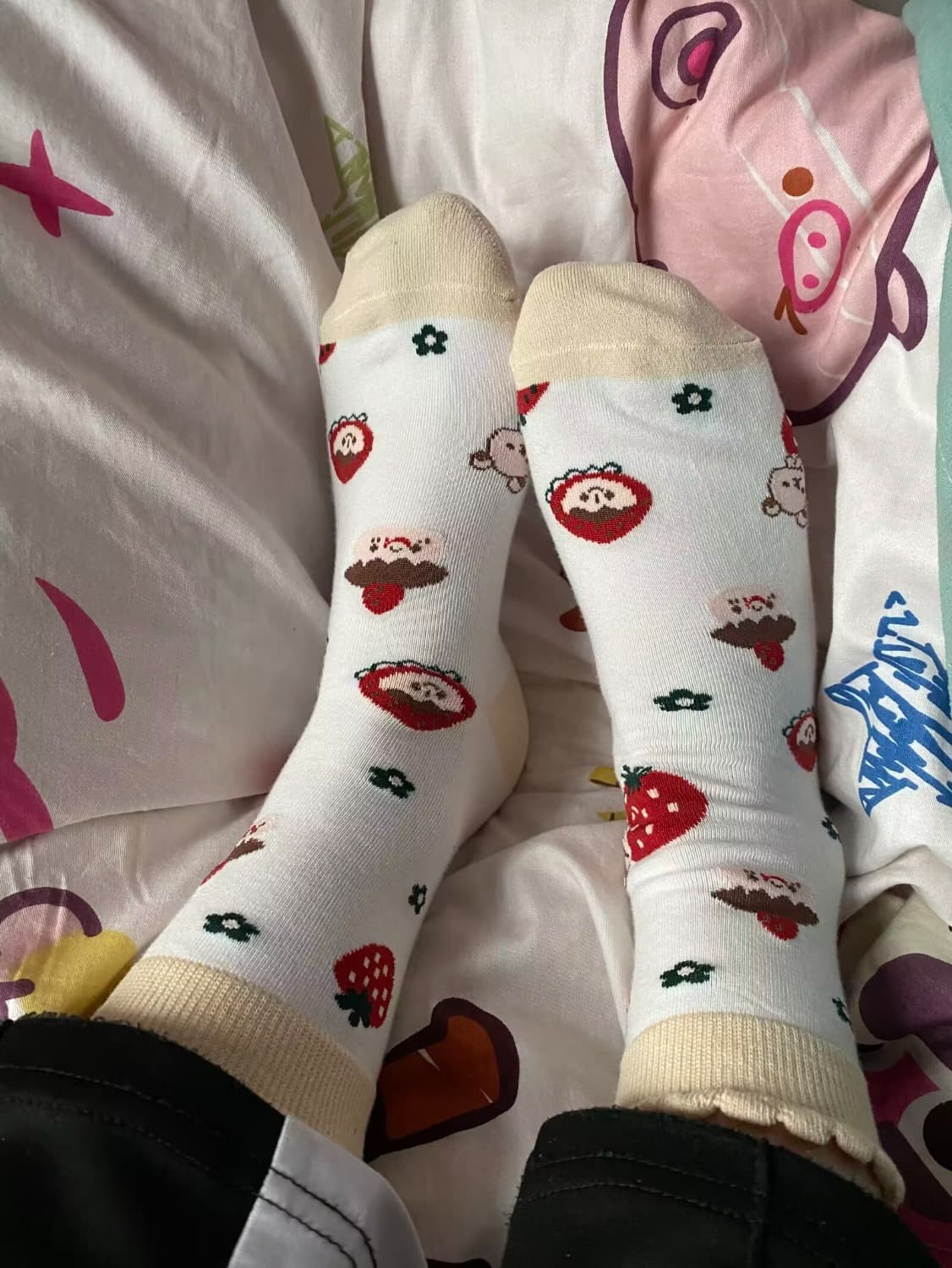 bare heel on soft cushion